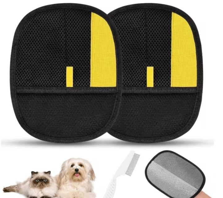 Pet Hair Remover Gloves for Dogs & Cats – One Swipe, No Mess