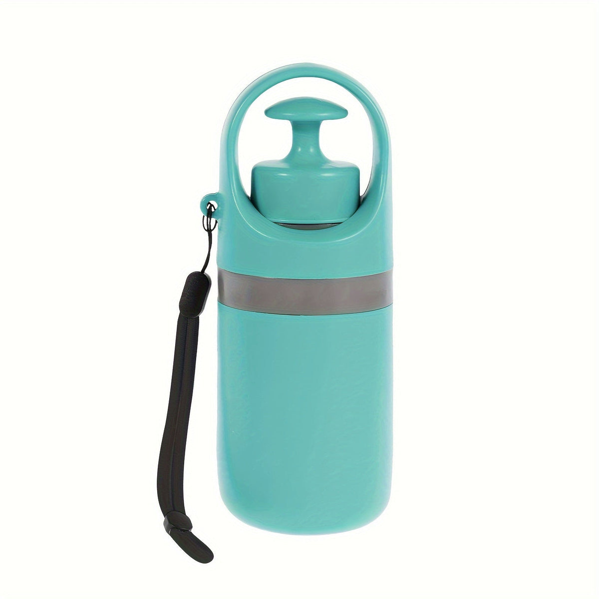 Long handle keeps the user upright while scooping