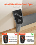 Retractable Mesh Pet Gate for Dogs & Babies, 56" Wide Safety Gate — view 2