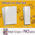 Cat Scratch Furniture Protector 12-Pack – Self-Adhesive No-Pin — view 2