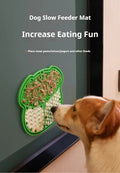 Slow Feeder Lick Mat for Dogs & Cats – Suction Base Enrichment Mat — view 2